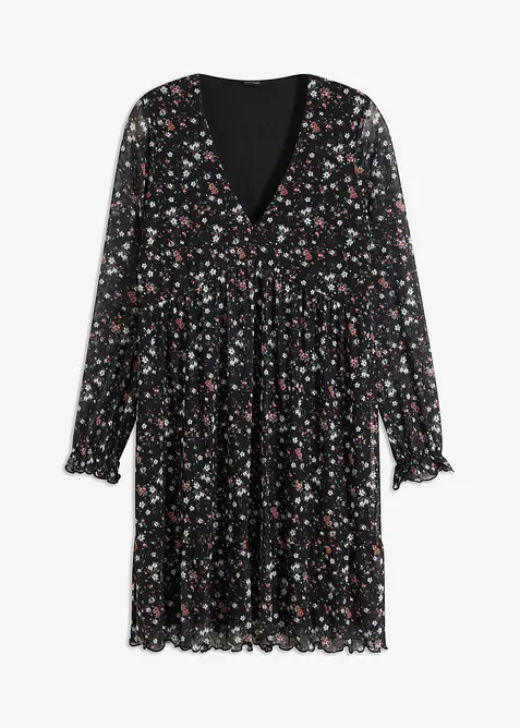 Robe en jersey et mesh, bonprix