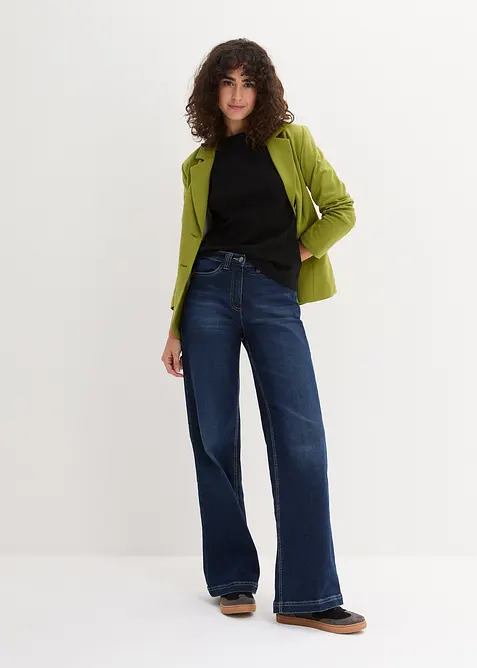 T-shirt c&ocirc;tel&eacute; manches longues 100&nbsp;% coton, bonprix