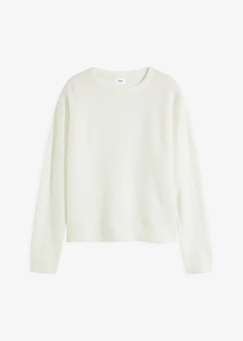 Pull col rond à épaules descendues, bonprix