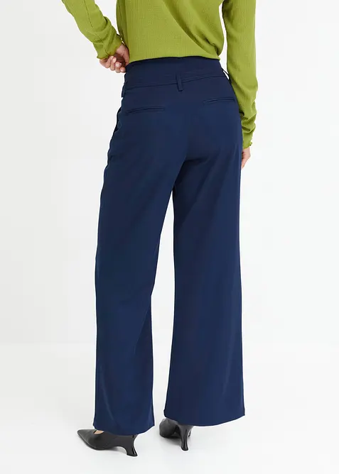 Pantalon &eacute;vas&eacute; taille haute, bonprix
