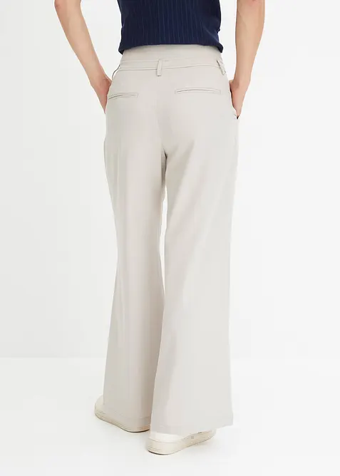 Pantalon évasé taille haute, bonprix