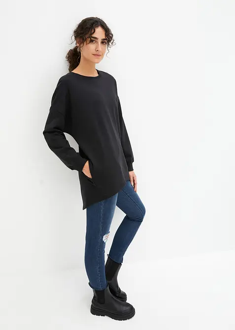 Sweat-shirt oversize 100% coton, bonprix
