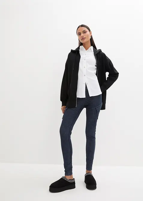 Sweat zippé à capuche, bonprix