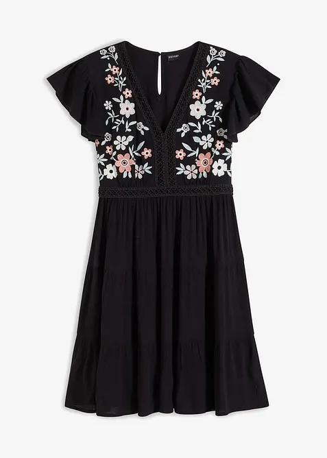 Robe à broderies, bonprix