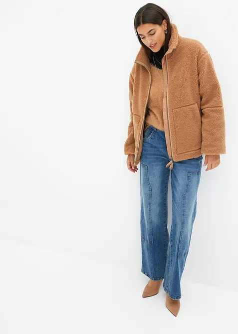 Veste en sherpa doublée, bonprix