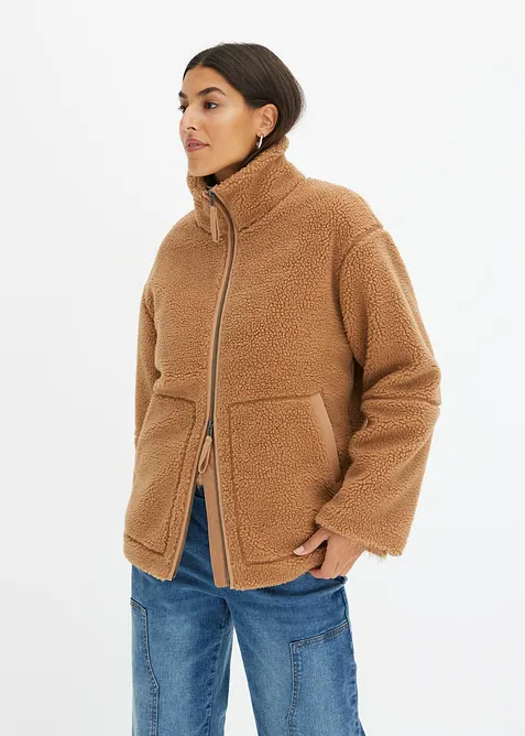 Veste en sherpa doublée, bonprix
