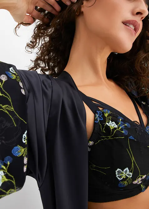 Soutien-gorge minimiseur à broderie, bonprix