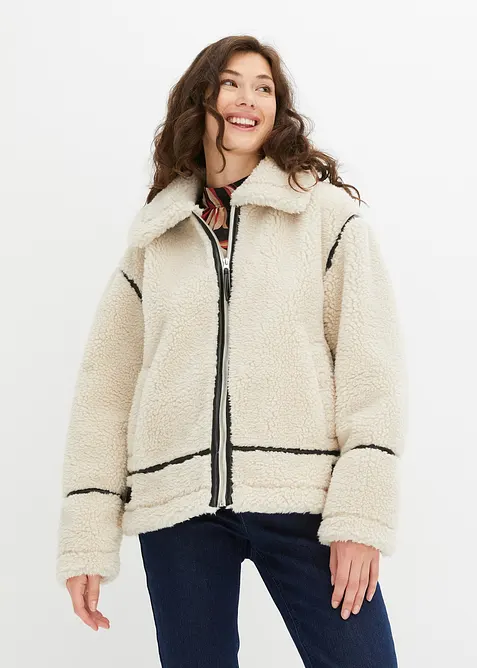 Veste en sherpa, bonprix