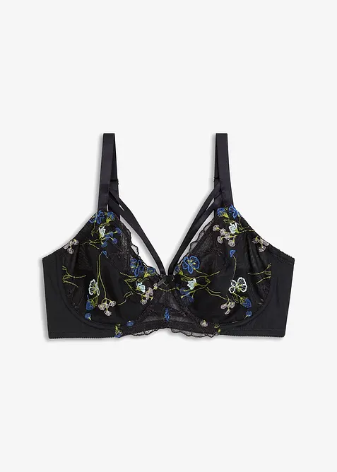 Soutien-gorge minimiseur à broderie, bonprix