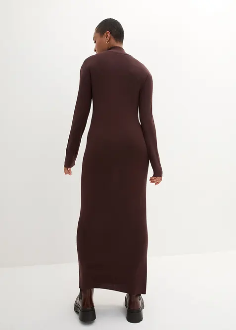 Robe longue et fluide en fine maille, bonprix