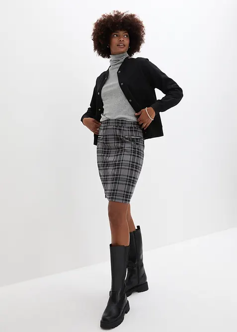 Blouson boutonn&eacute; en molleton, bonprix