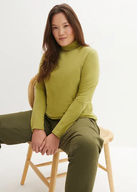 T-shirt manches longues coton, bonprix