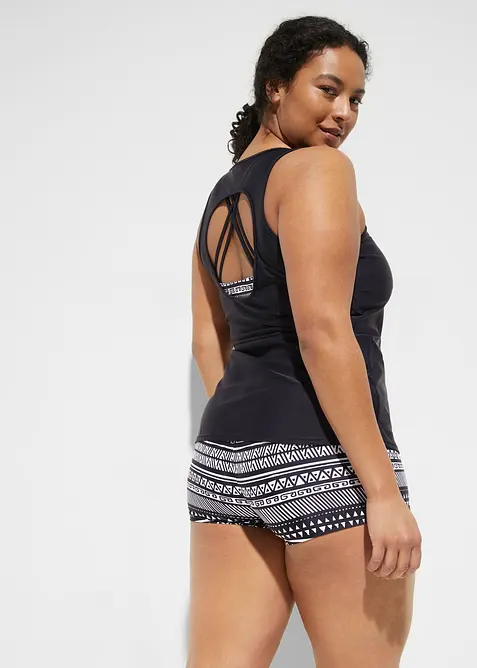 Tankini (ens. 3 pces) avec haut brassière, bonprix
