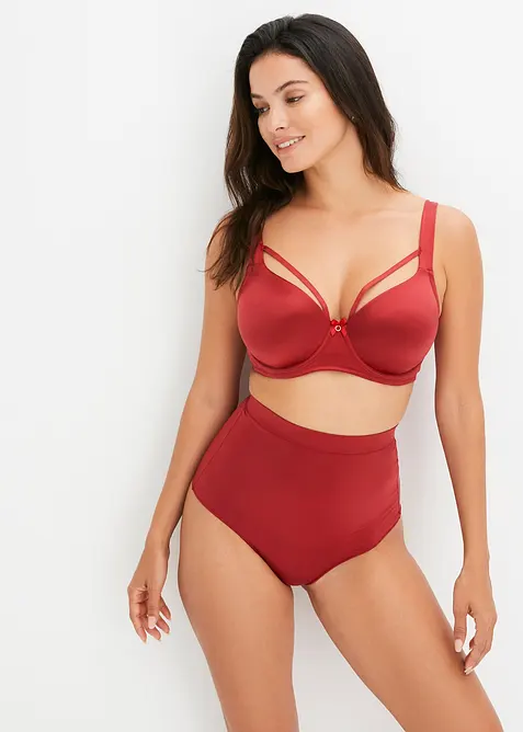 Soutien-gorge à coques en matière brillante, bonprix