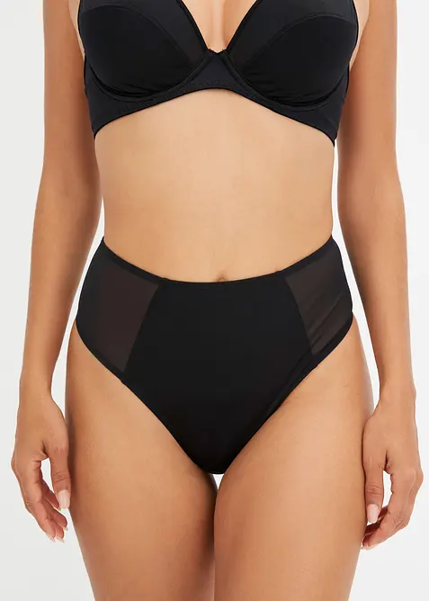 String taille haute avec empiècements en mesh, bonprix