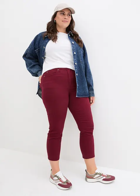 Pantalon 7/8 taille haute, bonprix