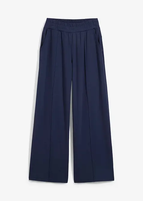 Pantalon large en jersey, bonprix