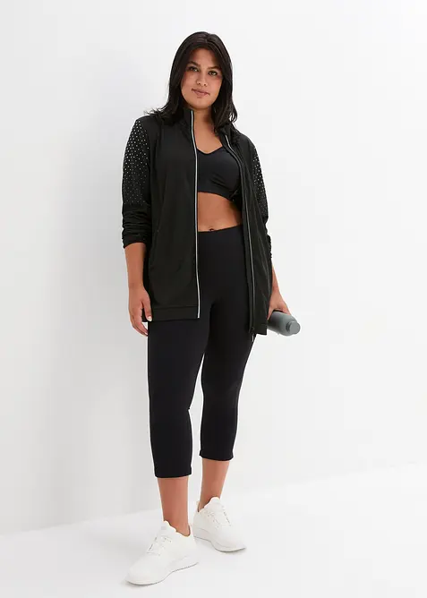 Legging de sport ultra-doux avec poches latérales, longueur 3/4, bonprix