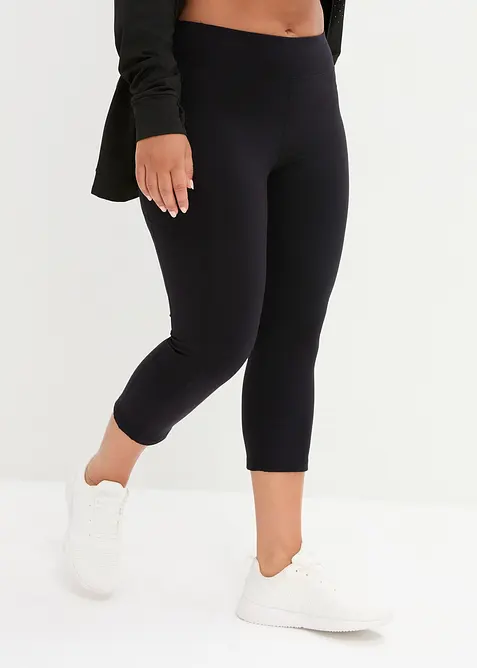 Legging de sport ultra-doux avec poches latérales, longueur 3/4, bonprix