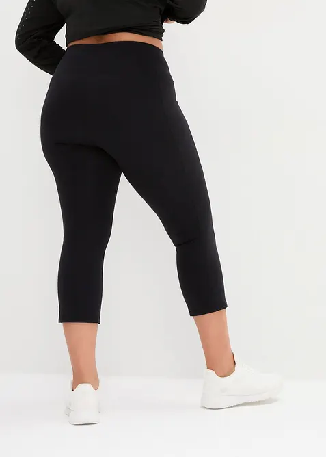 Legging de sport ultra-doux avec poches latérales, longueur 3/4, bonprix