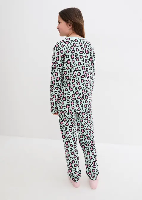 Lot de 2 pyjamas en coton, bonprix