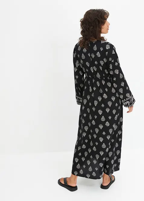 Robe longue tissée en viscose, bonprix