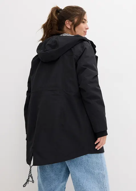Parka mi-longue 3en1 avec poches pratiques, bonprix