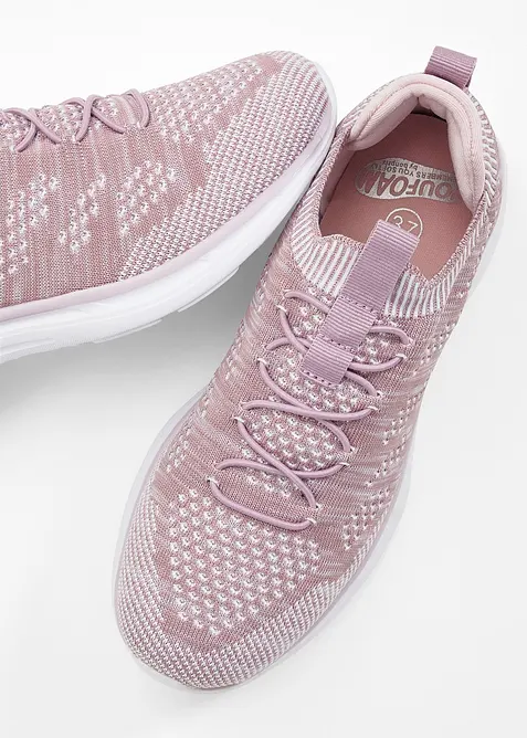 Sneakers &agrave; enfiler confortables en mati&egrave;re douce, bonprix