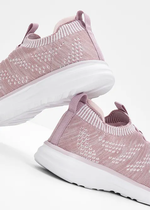 Sneakers &agrave; enfiler confortables en mati&egrave;re douce, bonprix