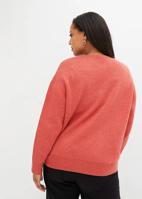 Gilet en maille oversize, bonprix