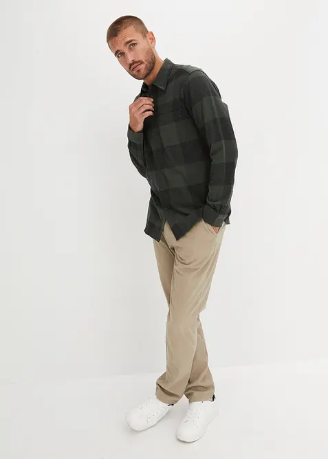 Chemise manches longues en douce flanelle, bonprix