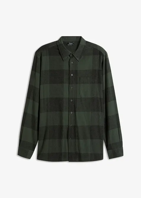 Chemise manches longues en douce flanelle, bonprix