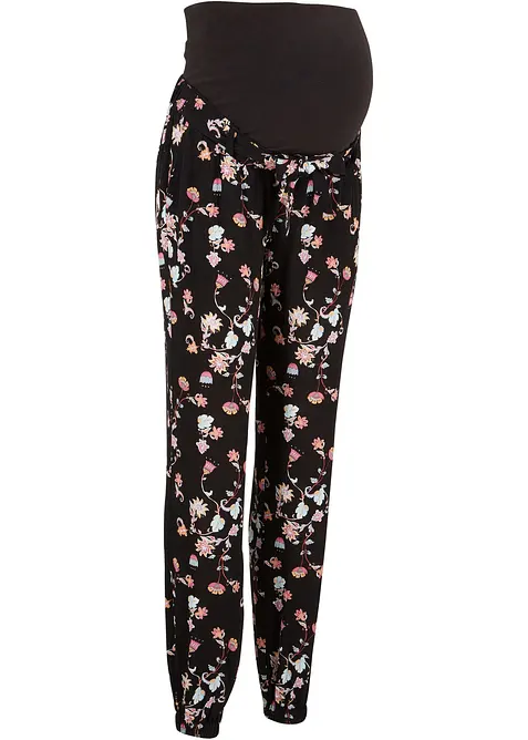 Pantalon de grossesse en viscose l&eacute;g&egrave;re, loose, bonprix