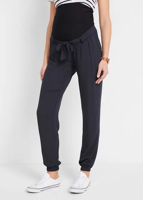 Pantalon de grossesse en viscose légère, loose, bonprix