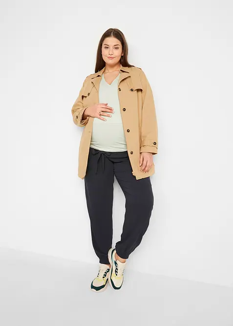 Pantalon de grossesse en viscose légère, loose, bonprix