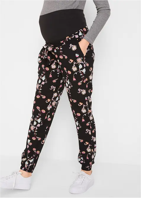 Pantalon de grossesse en viscose l&eacute;g&egrave;re, loose, bonprix