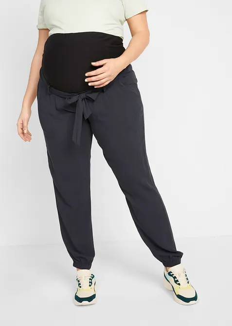 Pantalon de grossesse en viscose légère, loose, bonprix