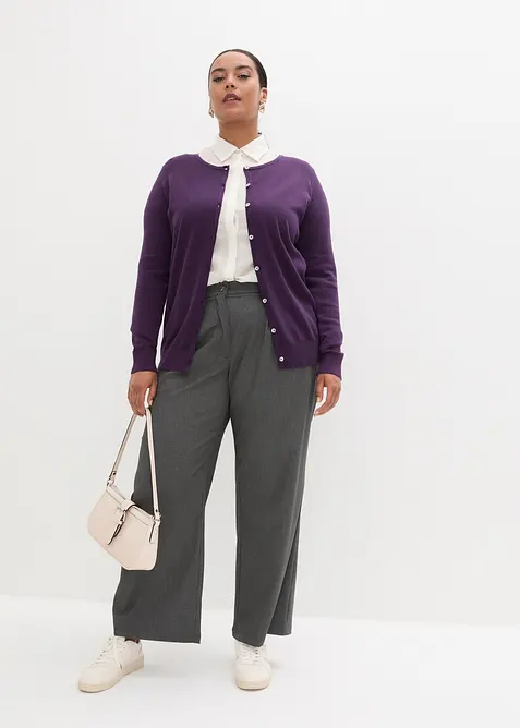 Gilet ajust&eacute; en fine maille, bonprix