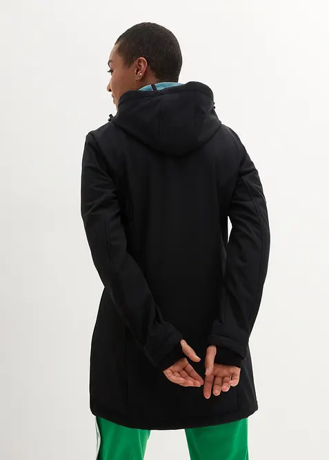 Parka déperlante en softshell avec doublure peluche, bonprix