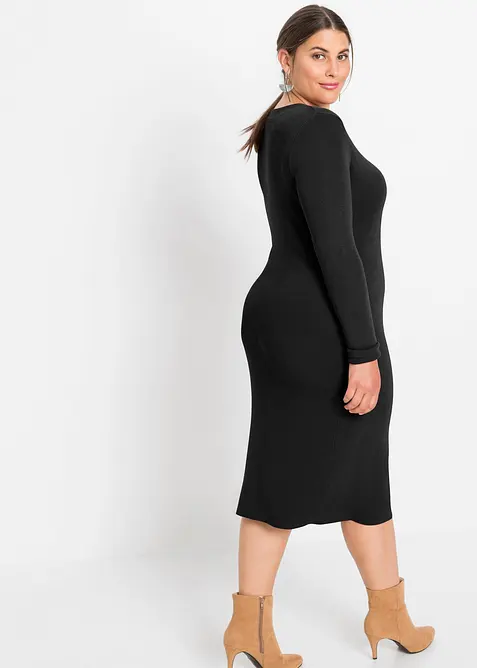 Robe en maille de viscose mélangée, bonprix