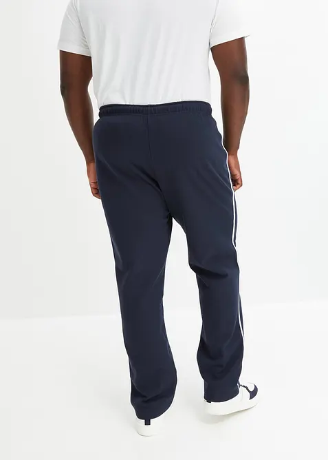 Lot de 2 pantalons de jogging à détails contrastants, loose, bonprix
