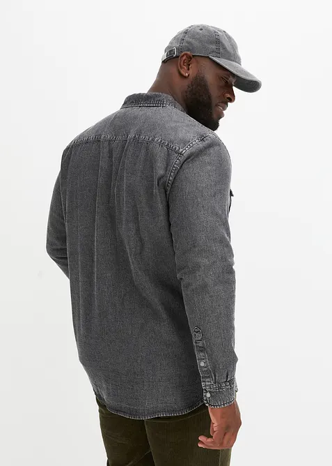 Chemise en jean 100% coton, bonprix