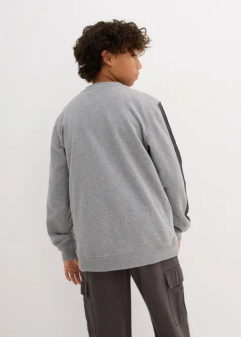 Sweat en doux coton mélangé, bonprix