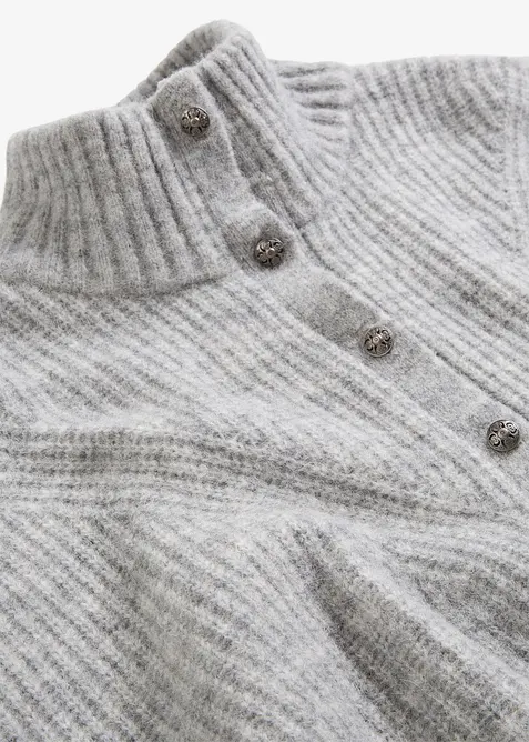 Pull oversize en mélange laine et alpaga, bonprix