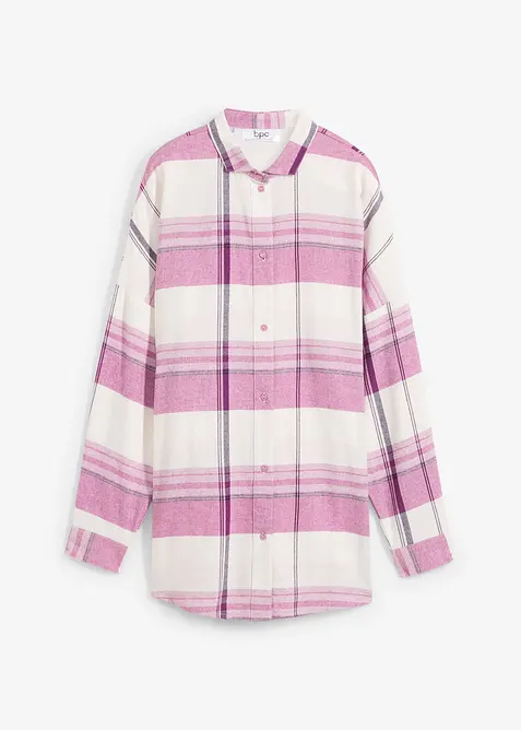 Chemisier en flanelle 100% coton, bonprix