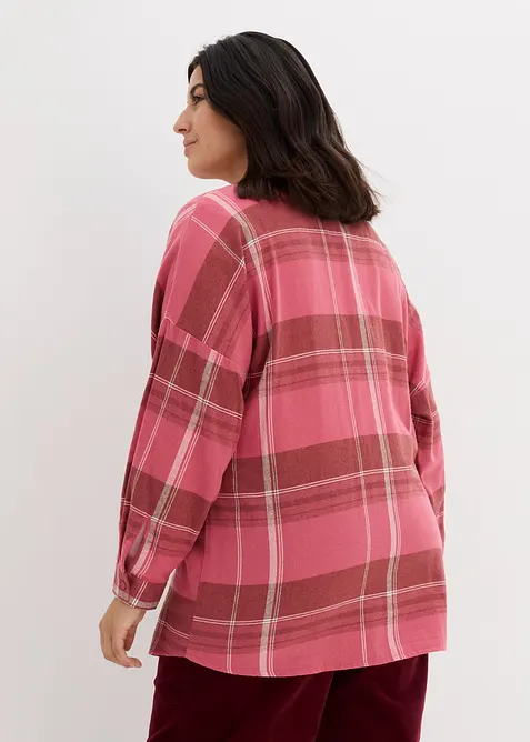 Chemisier en flanelle 100% coton, bonprix