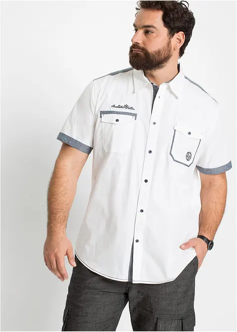 Chemise manches courtes 100% coton, bonprix