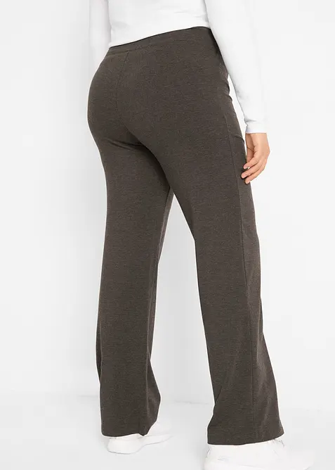 Lot de 2 pantalons de sport, bootcut, bonprix