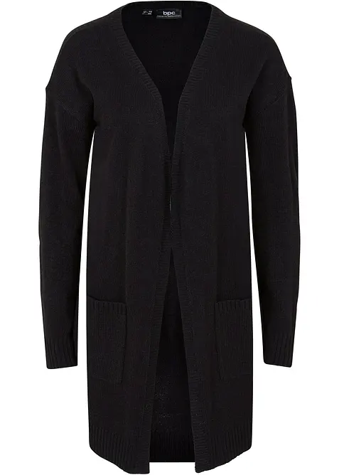 Gilet long en maille, bonprix