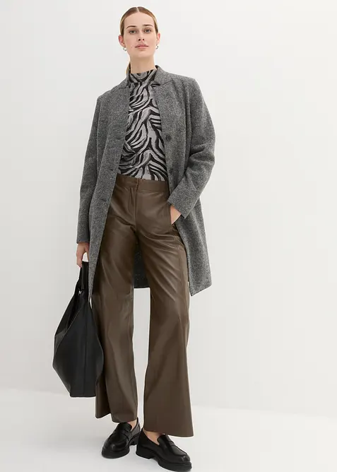 Manteau court en laine, bonprix